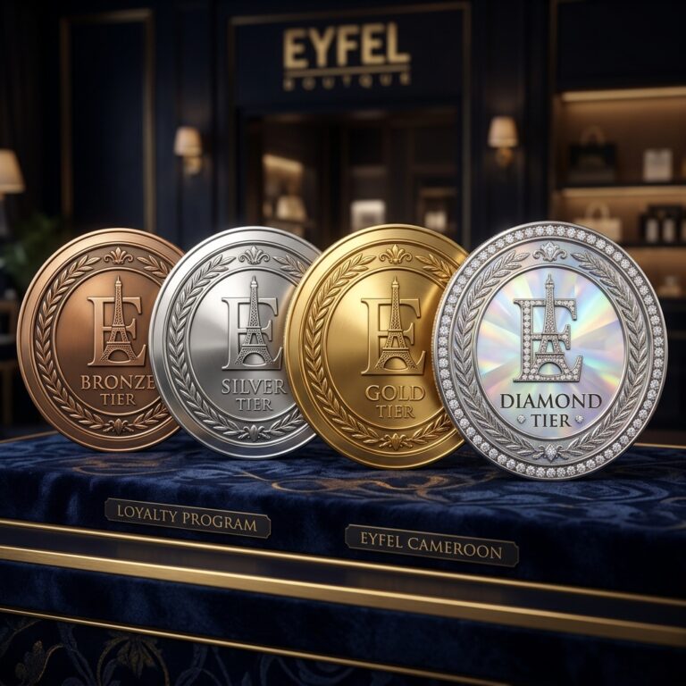 Eyfel Loyalty Tier Badges — Bronze, Silver, Gold, Diamond